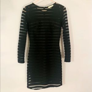 Black Cocktail Mini Dress